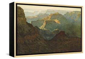 Sunlight on the Grand Canyon, 1924-Gunnar Widforss-Framed Premier Image Canvas