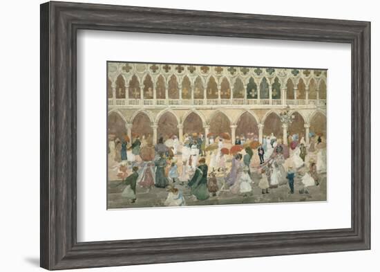 Sunlight on the Piazzetta, 1898–99-Maurice Brazil Prendergast-Framed Art Print