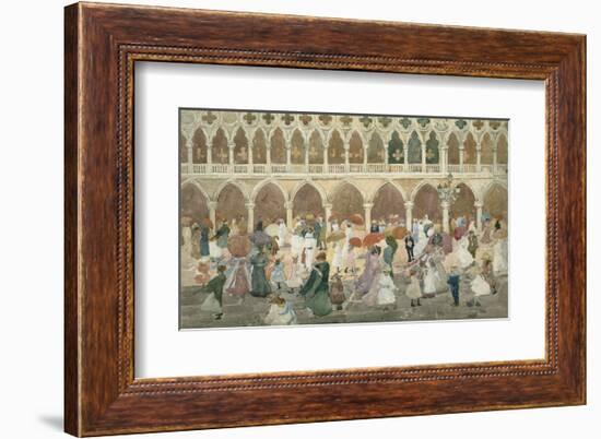 Sunlight on the Piazzetta, 1898–99-Maurice Brazil Prendergast-Framed Art Print