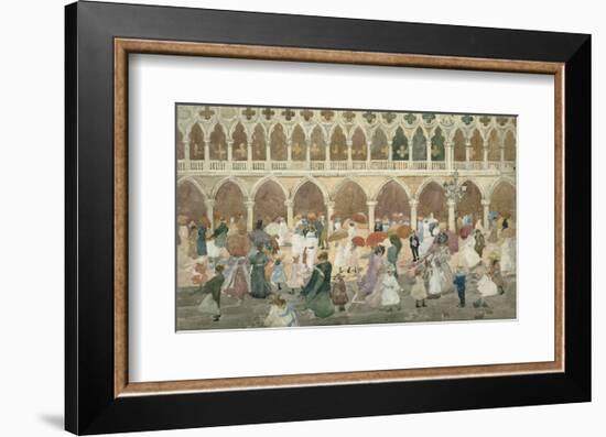 Sunlight on the Piazzetta, 1898–99-Maurice Brazil Prendergast-Framed Art Print