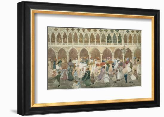 Sunlight on the Piazzetta, 1898–99-Maurice Brazil Prendergast-Framed Art Print