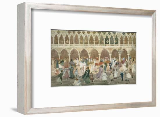 Sunlight on the Piazzetta, 1898–99-Maurice Brazil Prendergast-Framed Art Print