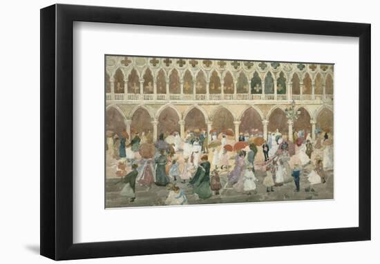 Sunlight on the Piazzetta, 1898–99-Maurice Brazil Prendergast-Framed Art Print