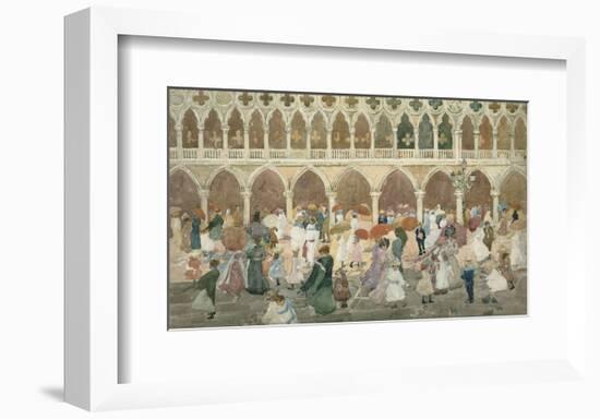 Sunlight on the Piazzetta, 1898–99-Maurice Brazil Prendergast-Framed Art Print