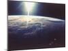 Sunlight over Earth Taken from Space Shuttle Discovery VIII Mission-null-Mounted Photographic Print