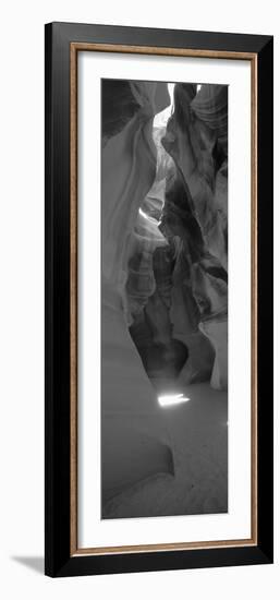 Sunlight Passing Through Rock Formations, Antelope Canyon, Lake Powell Navajo Tribal Park-null-Framed Photographic Print