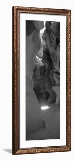 Sunlight Passing Through Rock Formations, Antelope Canyon, Lake Powell Navajo Tribal Park-null-Framed Photographic Print