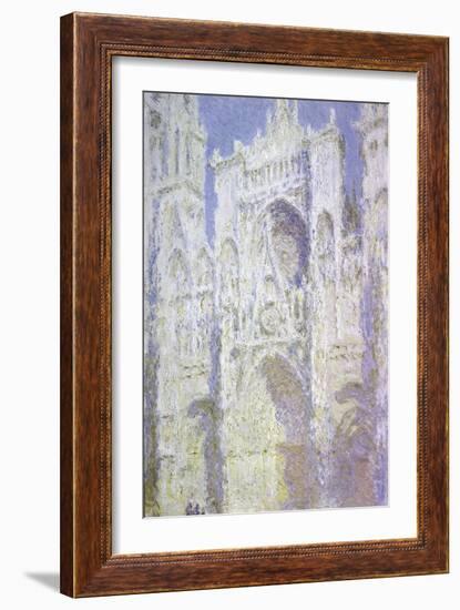 Sunlight, Rouen Cathedral: West Facade-Claude Monet-Framed Giclee Print