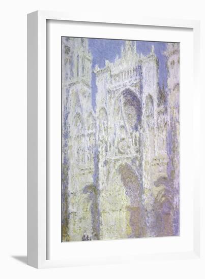 Sunlight, Rouen Cathedral: West Facade-Claude Monet-Framed Giclee Print