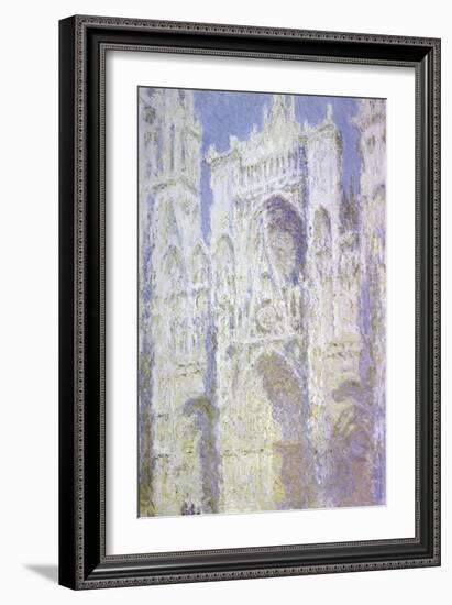 Sunlight, Rouen Cathedral: West Facade-Claude Monet-Framed Giclee Print