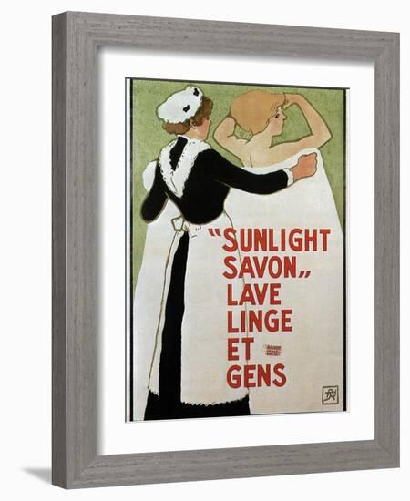 Sunlight Savon, 1910-Armand Rassenfosse-Framed Giclee Print