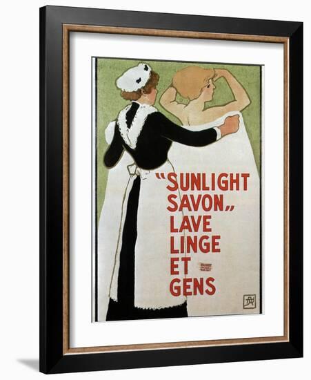 Sunlight Savon, 1910-Armand Rassenfosse-Framed Giclee Print