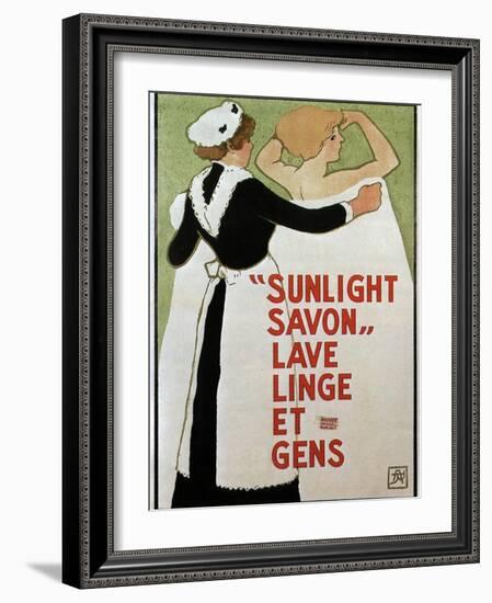 Sunlight Savon, 1910-Armand Rassenfosse-Framed Giclee Print