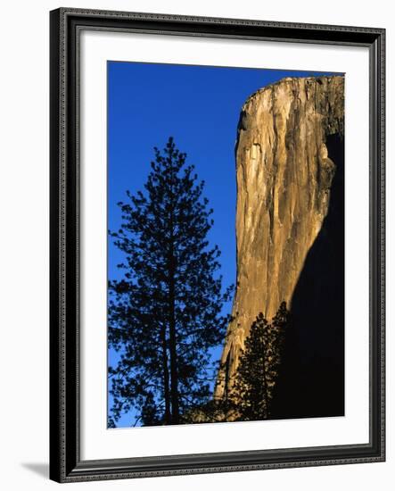 Sunlight Shining on El Capitan-Paul Souders-Framed Photographic Print