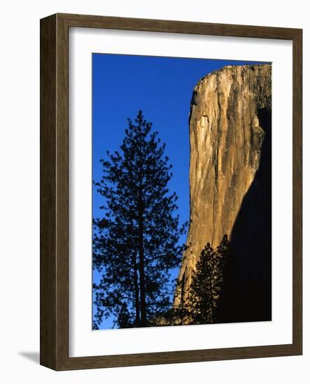 Sunlight Shining on El Capitan-Paul Souders-Framed Photographic Print