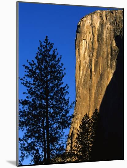 Sunlight Shining on El Capitan-Paul Souders-Mounted Photographic Print