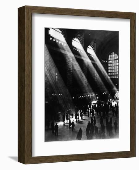 Sunlight Through the Windows at Grand Central Station-null-Framed Photographic Print