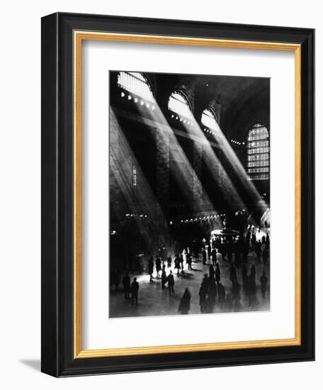 Sunlight Through the Windows at Grand Central Station-null-Framed Photographic Print