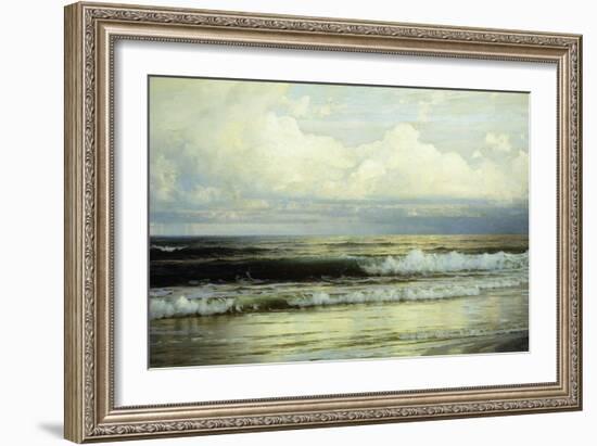 Sunlit Clouds and Sea-William Trost Richards-Framed Premium Giclee Print