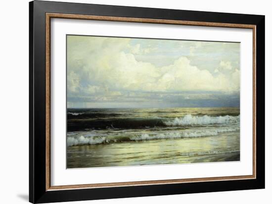 Sunlit Clouds and Sea-William Trost Richards-Framed Premium Giclee Print