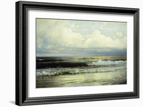 Sunlit Clouds and Sea-William Trost Richards-Framed Giclee Print