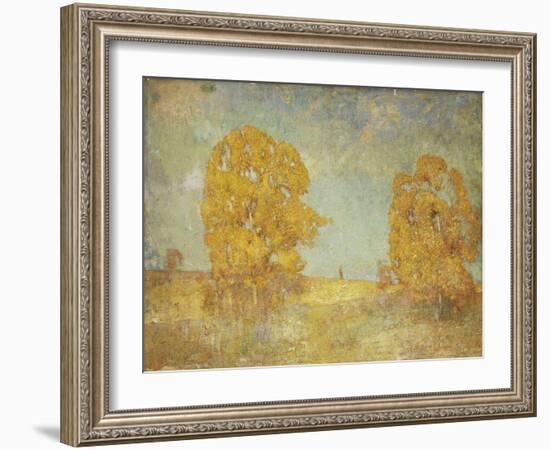 Sunlit Landscape-Emil Carlsen-Framed Giclee Print