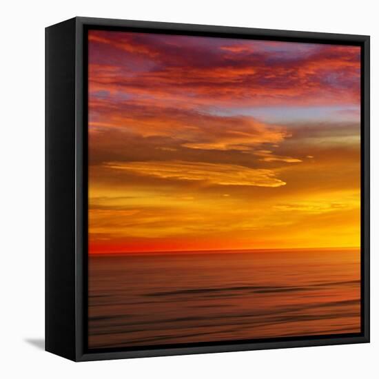 Sunlit Ocean I-Maggie Olsen-Framed Stretched Canvas