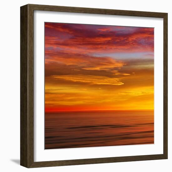 Sunlit Ocean I-Maggie Olsen-Framed Art Print