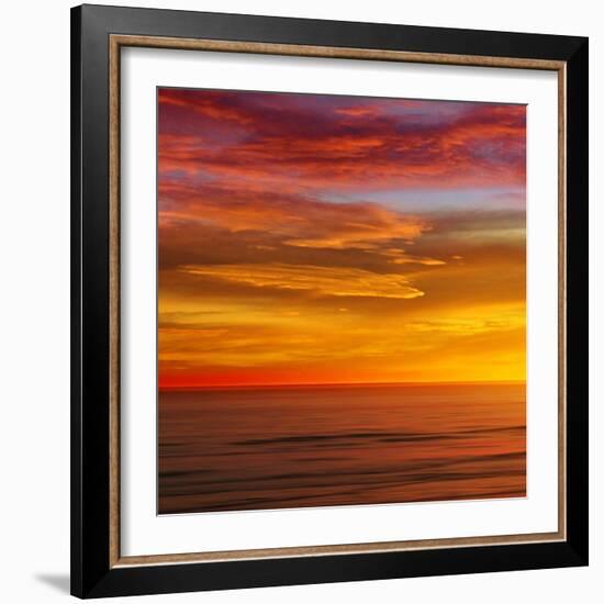 Sunlit Ocean I-Maggie Olsen-Framed Art Print