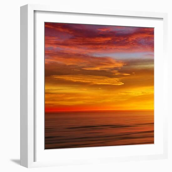 Sunlit Ocean I-Maggie Olsen-Framed Art Print