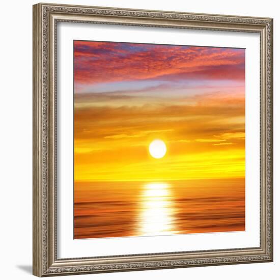 Sunlit Ocean II-Maggie Olsen-Framed Art Print