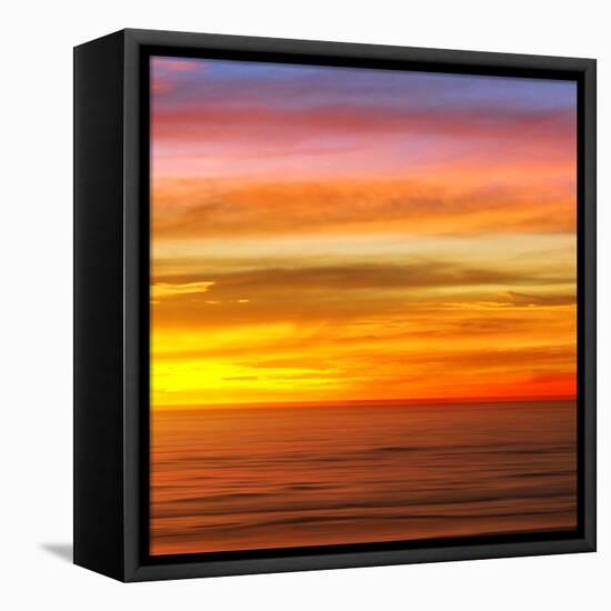 Sunlit Ocean III-Maggie Olsen-Framed Stretched Canvas