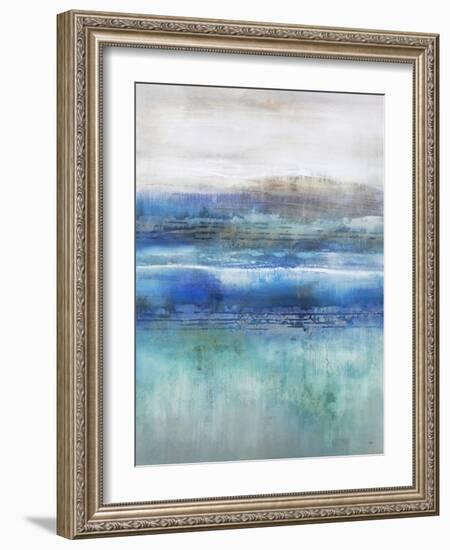 Sunlit Ocean-K. Nari-Framed Art Print