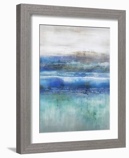 Sunlit Ocean-K. Nari-Framed Art Print