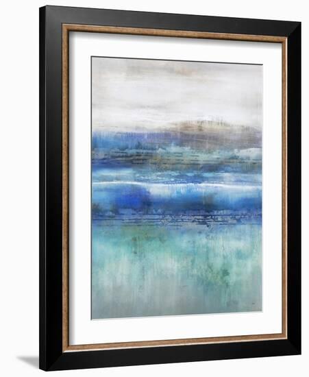 Sunlit Ocean-K. Nari-Framed Art Print