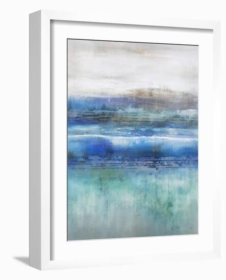 Sunlit Ocean-K. Nari-Framed Art Print