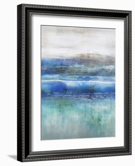 Sunlit Ocean-K. Nari-Framed Art Print