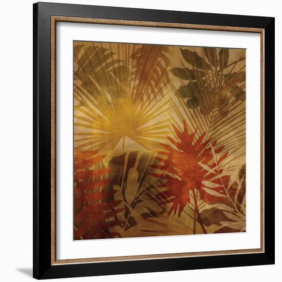 Sunlit Palms I-John Seba-Framed Art Print