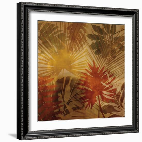 Sunlit Palms I-John Seba-Framed Premium Giclee Print