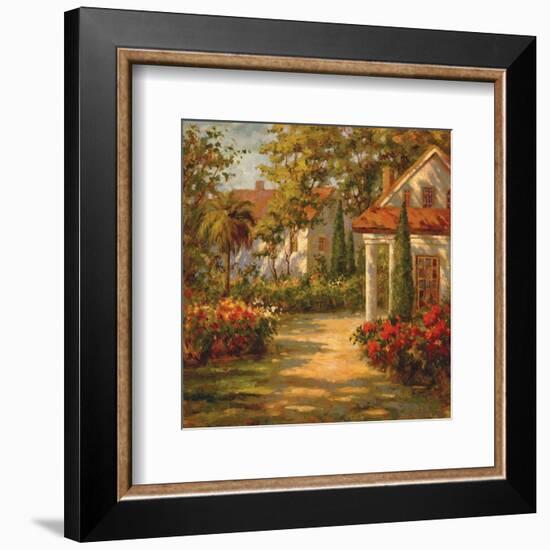 Sunlit Path-Paul Burkett-Framed Art Print