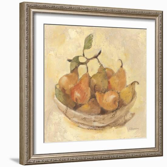 Sunlit Pears Smooth-Albena Hristova-Framed Art Print