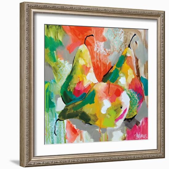 Sunlit Pears-Amanda J^ Brooks-Framed Premium Giclee Print