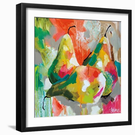 Sunlit Pears-Amanda J^ Brooks-Framed Art Print