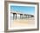 Sunlit Pier II-Gail Peck-Framed Art Print