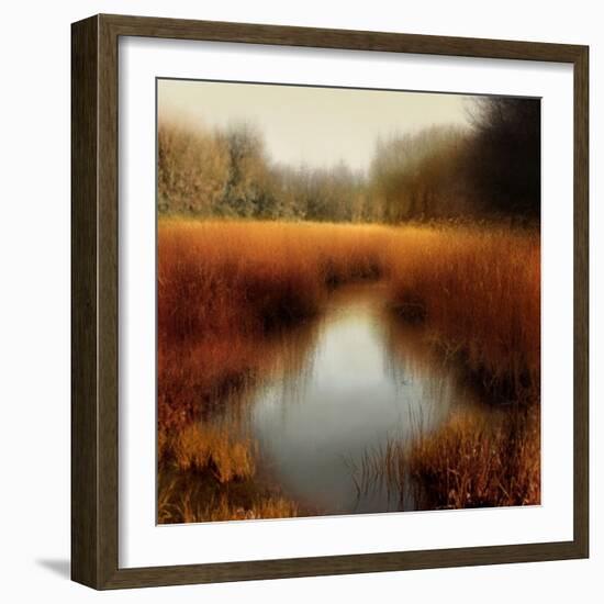 Sunlit Pond II-Madeline Clark-Framed Art Print