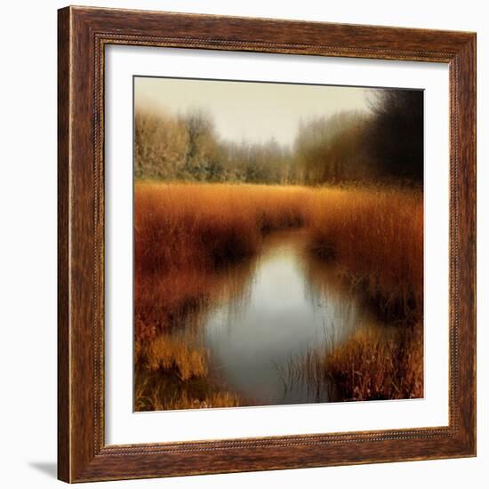 Sunlit Pond II-Madeline Clark-Framed Art Print