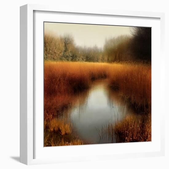 Sunlit Pond II-Madeline Clark-Framed Art Print