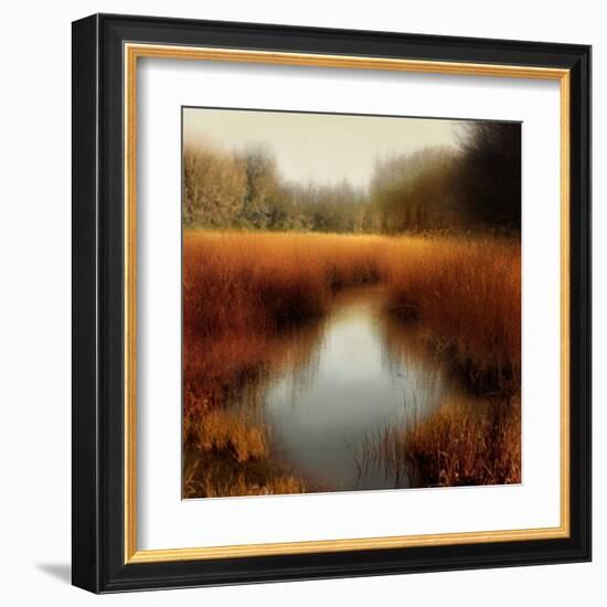 Sunlit Pond II-Madeline Clark-Framed Art Print