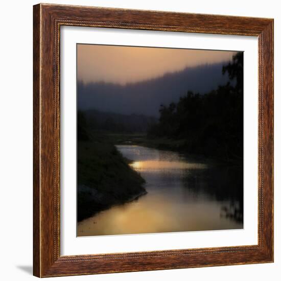 Sunlit River-Madeline Clark-Framed Art Print