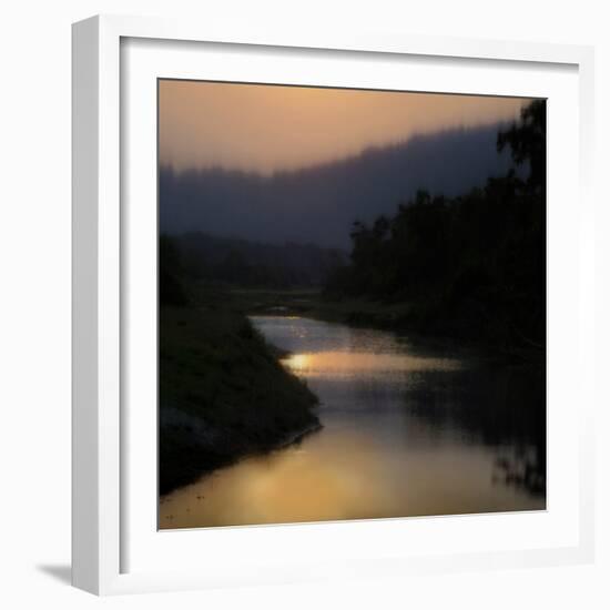 Sunlit River-Madeline Clark-Framed Art Print